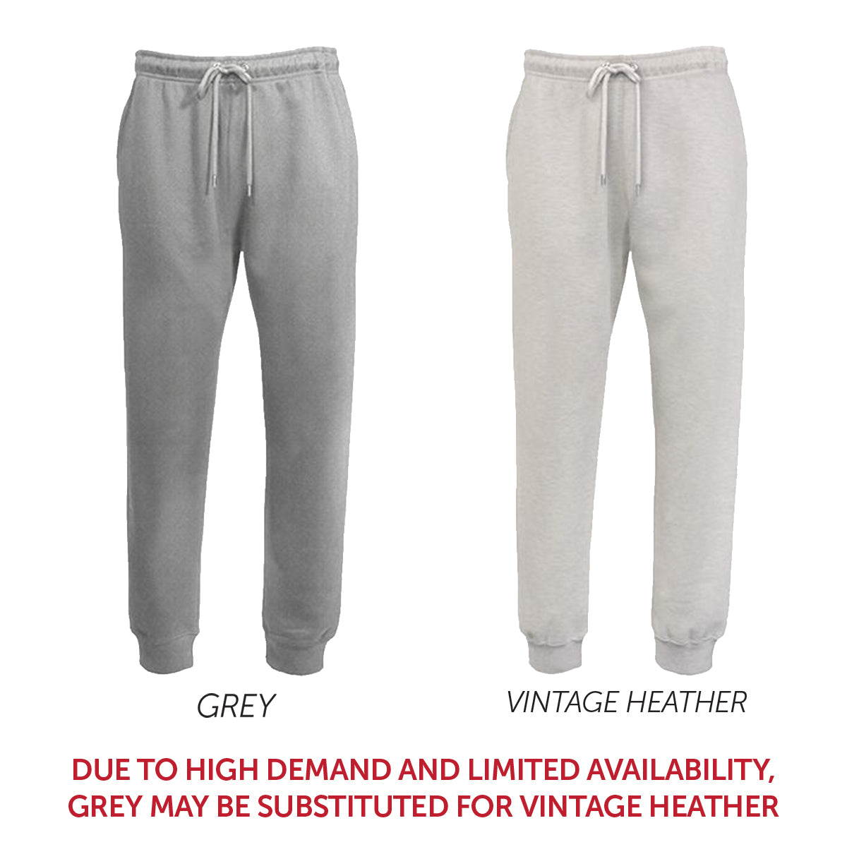 Theta Chi Vintage Grey Classic Joggers