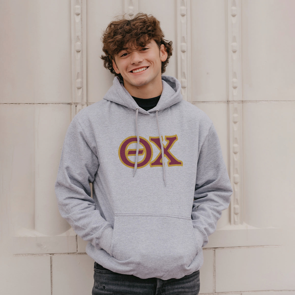 Theta Chi Greek Letter Graphic Hoodie