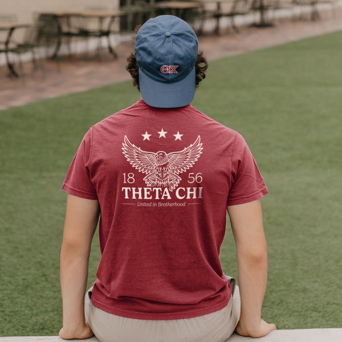 Theta Chi Patriotic Eagle Short Sleeve Tee