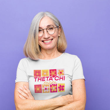 Theta Chi Blooming Proud Mom Short Sleeve Tee