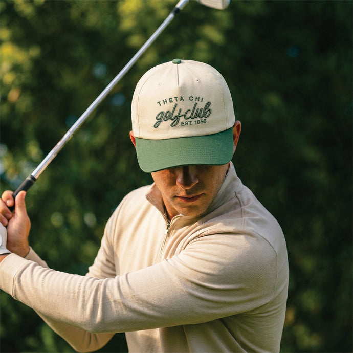 Theta Chi Green Golf Club Hat