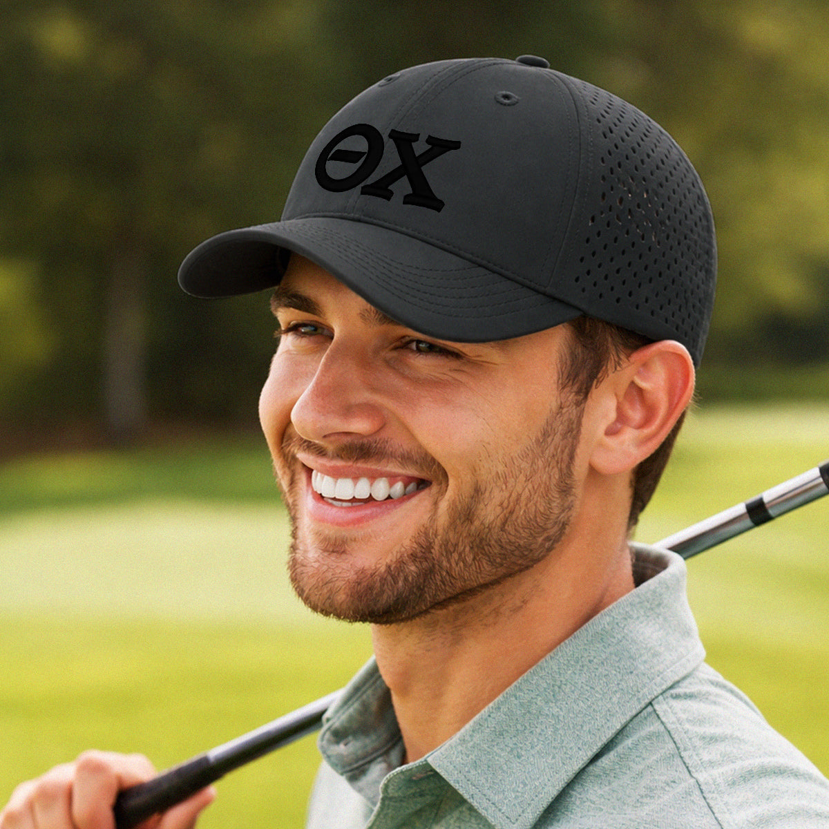 New! Theta Chi Performance Golf Hat