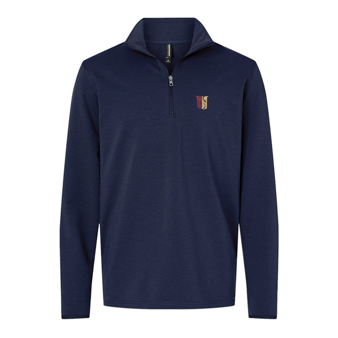 New! Theta Chi Embroidered Symbol Quarter Zip Theta Chi