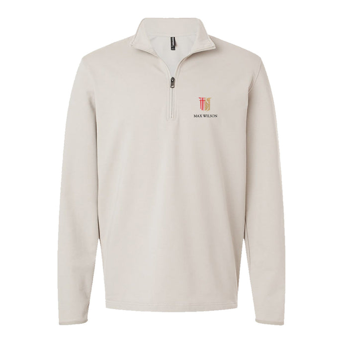 New! Theta Chi Embroidered Symbol Quarter Zip Theta Chi