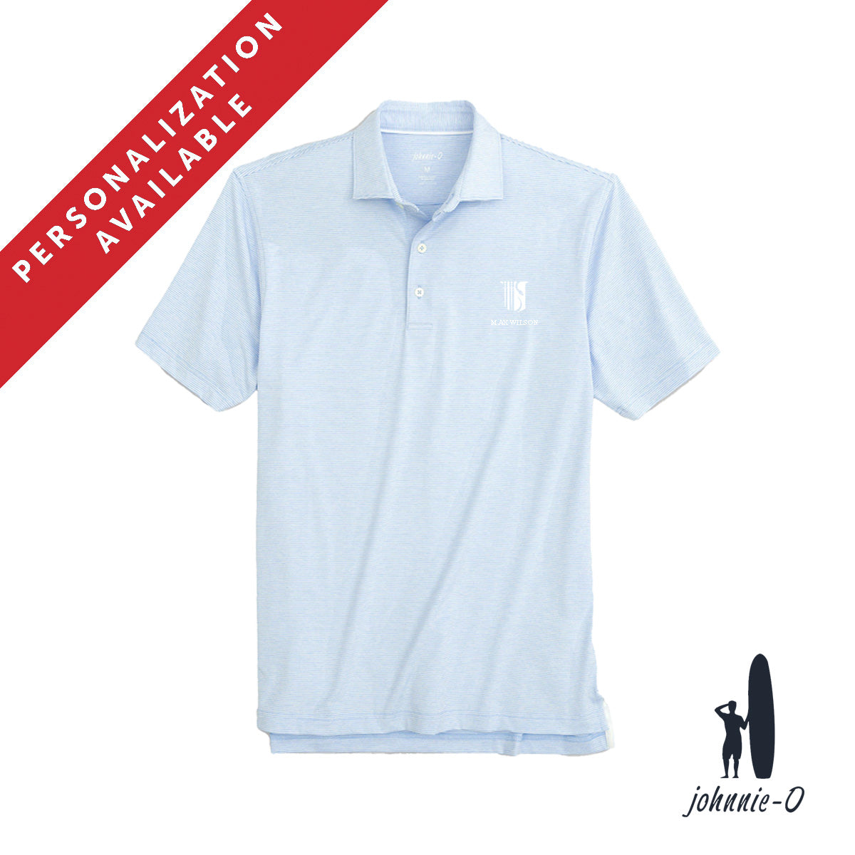 Theta Chi Personalized Johnnie-O Striped Polo