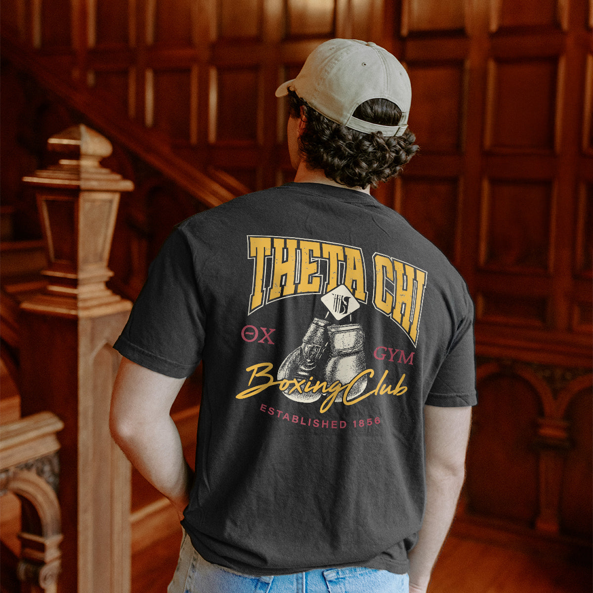 New! Theta Chi Boxing Club Short Sleeve Tee