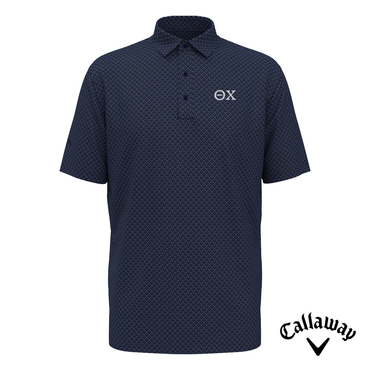 Theta Chi Callaway Chevron Patterned Polo Theta Chi