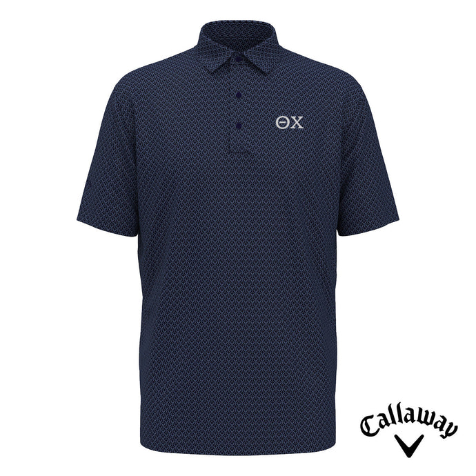Theta Chi Callaway Chevron Patterned Polo Theta Chi