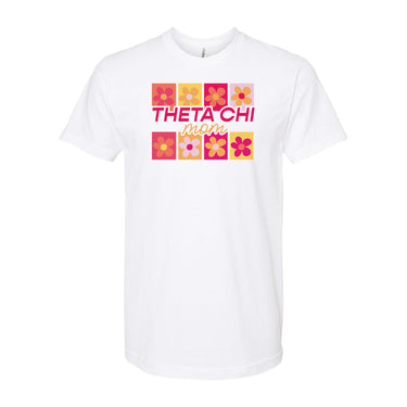 Theta Chi Blooming Proud Mom Short Sleeve Tee