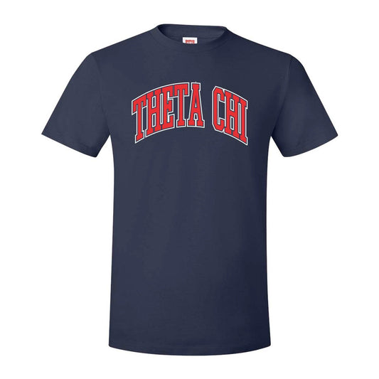 Theta Chi Navy Varsity Short Sleeve Tee