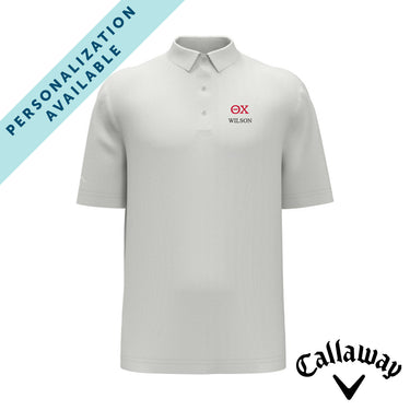 Theta Chi White Callaway Greek Letter Golf Polo