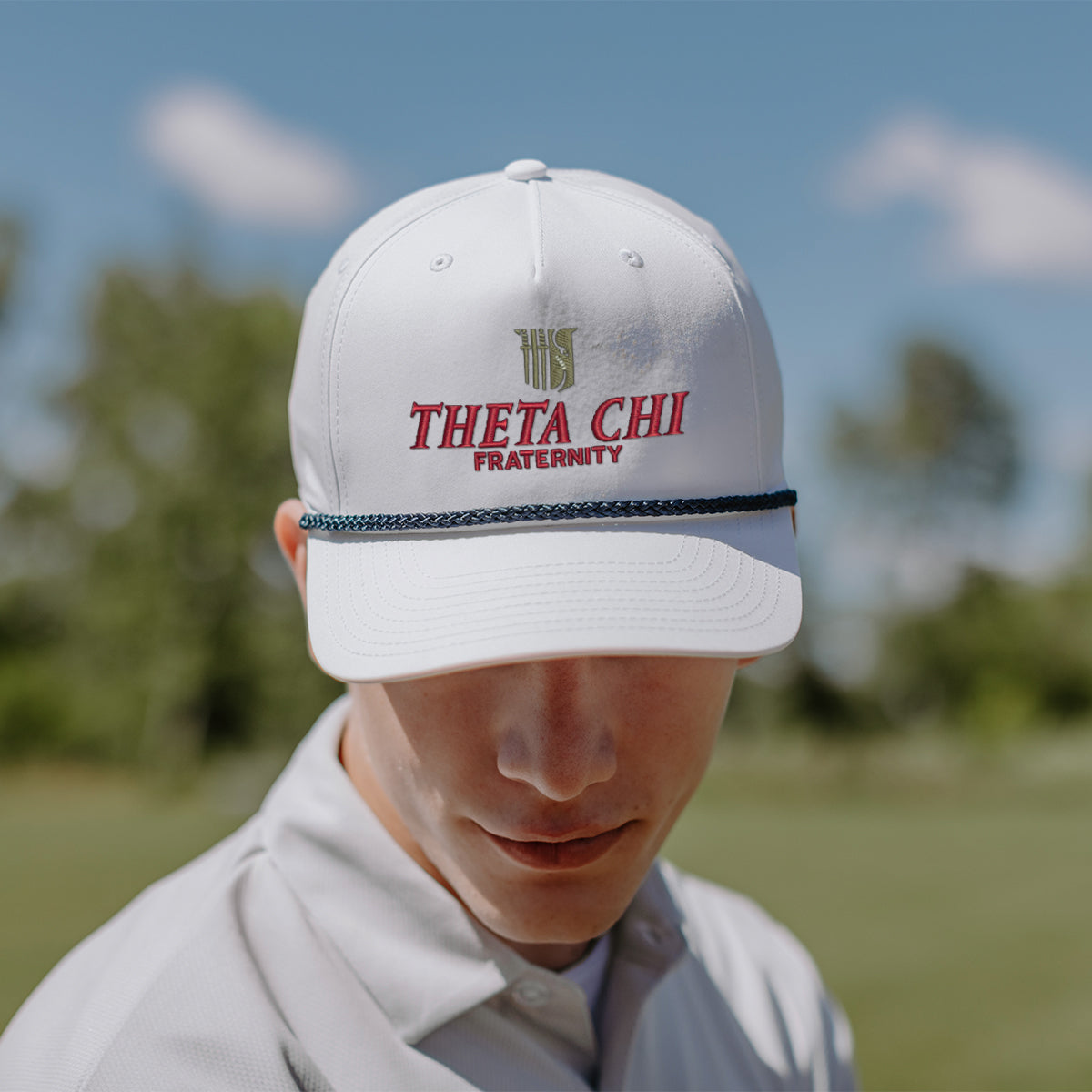 Theta Chi White Richardson Rope Hat