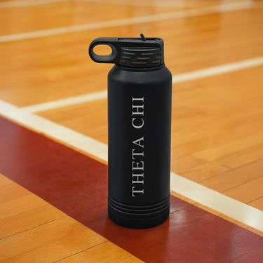 Theta Chi Black Water Bottle