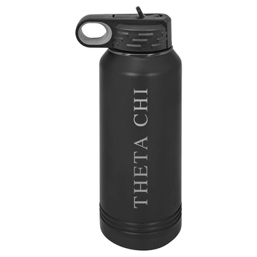 Theta Chi Black Water Bottle