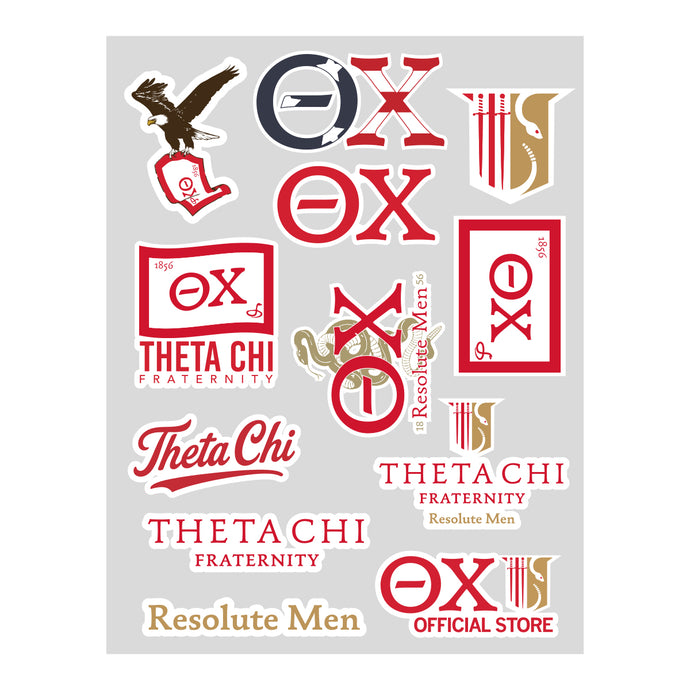 Theta Chi Sticker Sheet