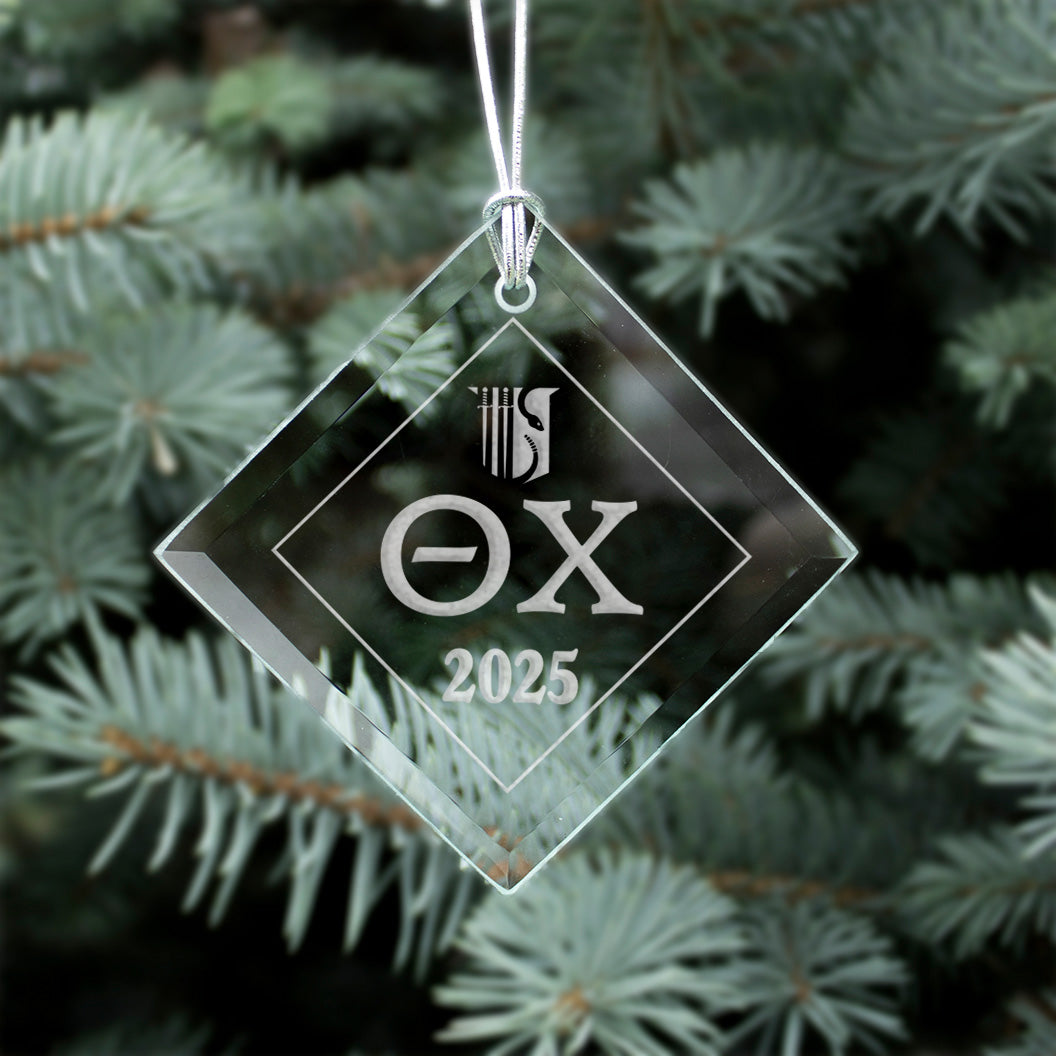New! Theta Chi 2025 Limited Edition Holiday Ornament
