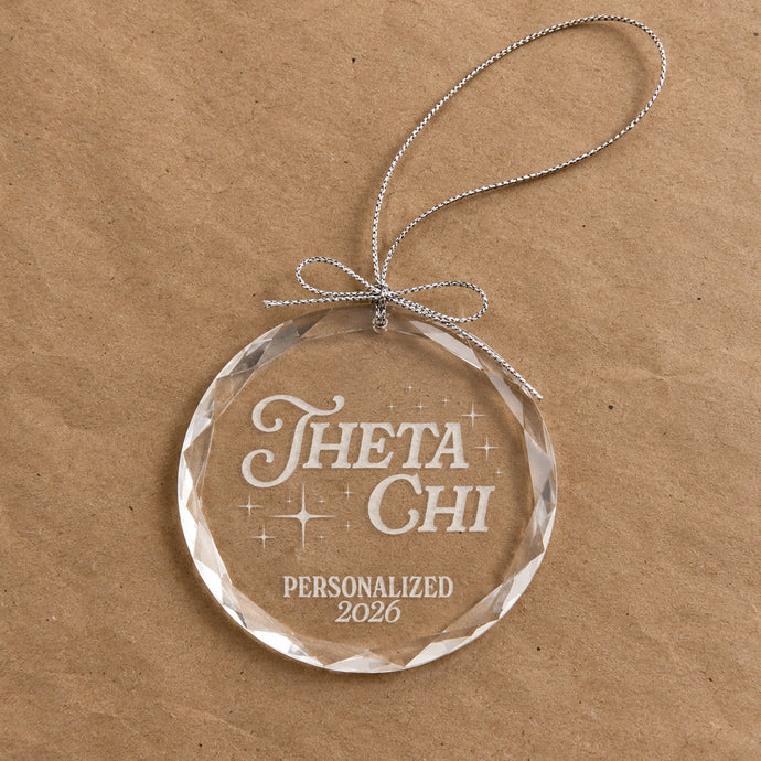 New! Theta Chi 2026 Limited Edition Holiday Ornament