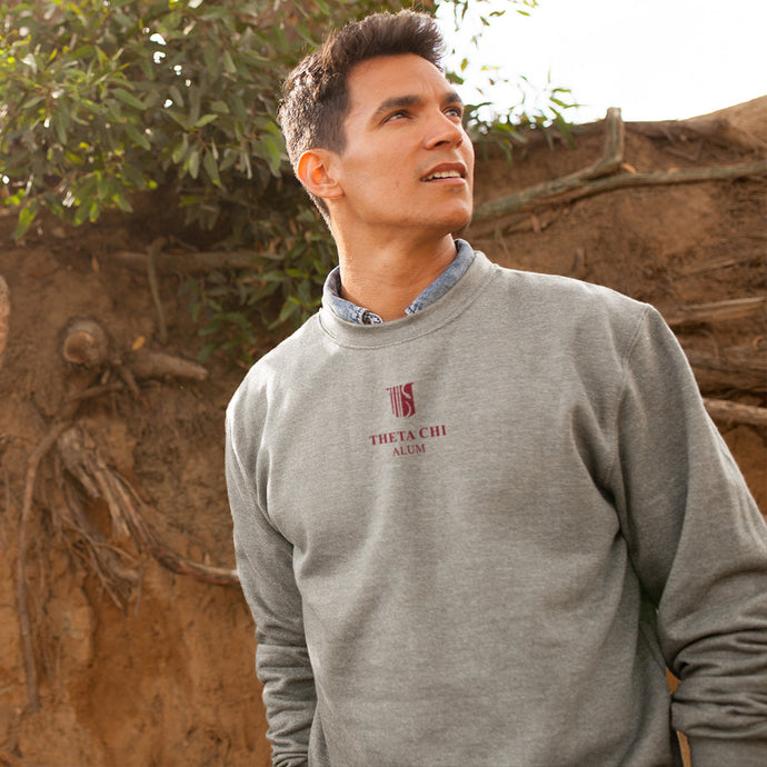 Theta Chi Alumni Embroidered Symbol Crewneck