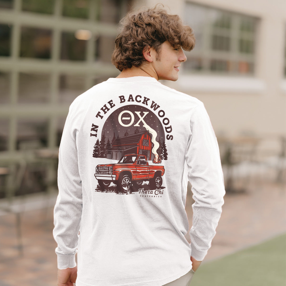 Theta Chi Country Roads Long Sleeve Tee