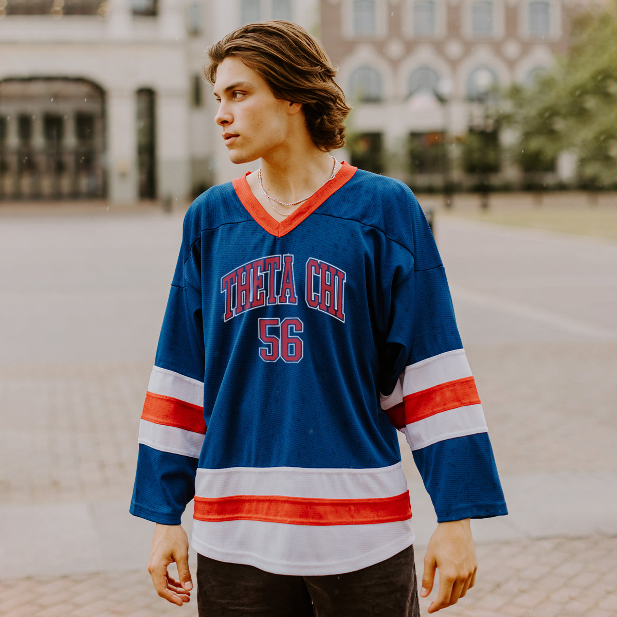 Theta Chi Patriotic Hockey Jersey