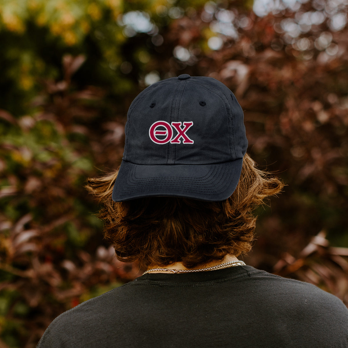 Theta Chi Personalized Black Hat