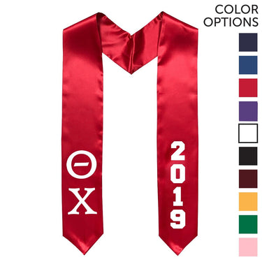 Theta Chi Pick Your Colors Graduation Stole | Theta Chi | Apparel > Stoles