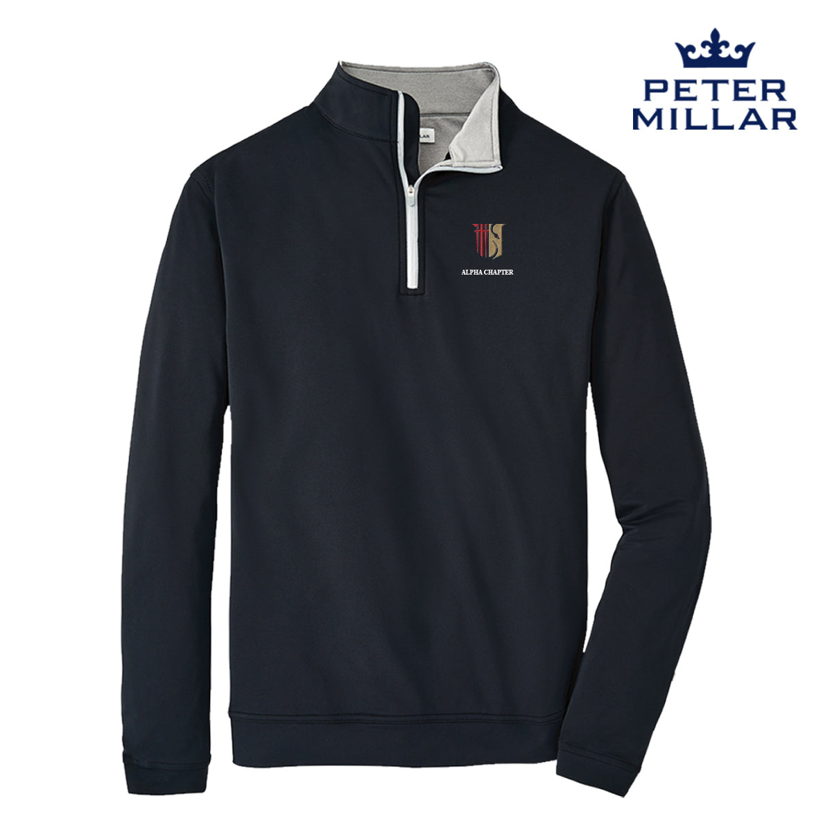 Theta Chi Personalized Peter Millar Perth Stretch Quarter Zip