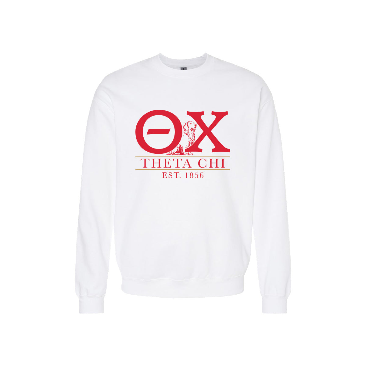 Theta Chi Golden Letters Crewneck