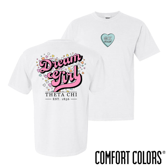 Theta Chi Dream Girl White Short Sleeve Tee