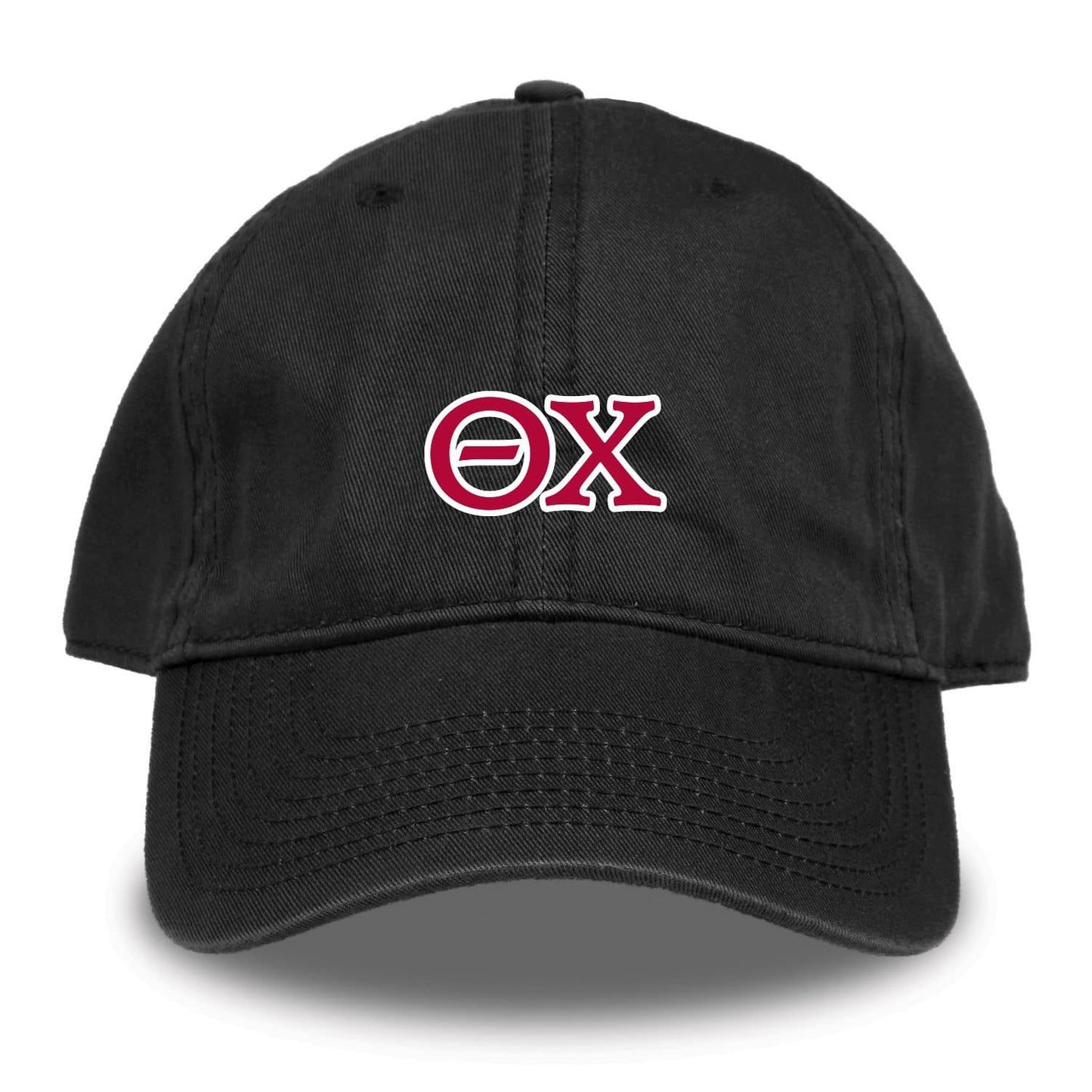 Theta Chi Black Hat | Theta Chi | Headwear > Billed hats