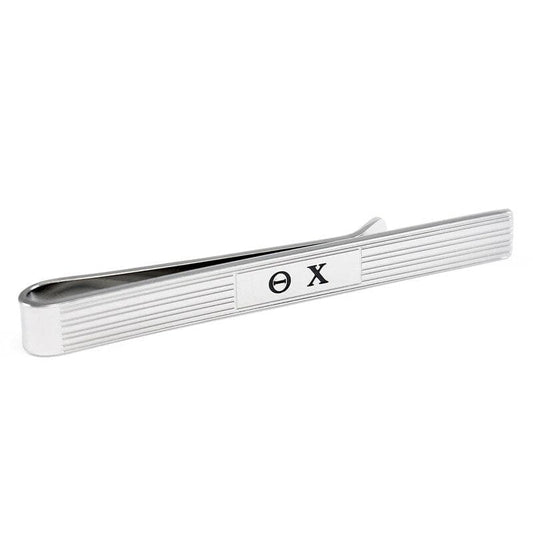 Theta Chi Silver Tie Clip Bar | Theta Chi | Ties > Tie clips