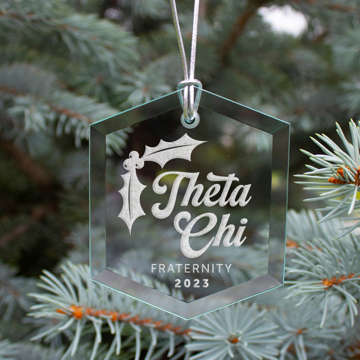 New! Theta Chi 2023 Limited Edition Holiday Ornament