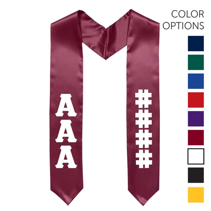 Theta Chi Pick Your Own Colors Graduation Stole | Theta Chi | Apparel > Stoles