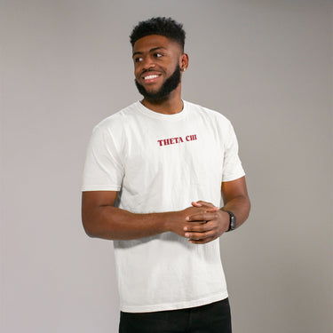 Theta Chi Comfort Colors Retro Smiley Short Sleeve Tee