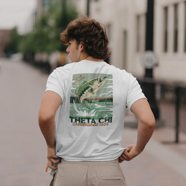 Theta Chi Exclusive Gone Fishing Short Sleeve Tee