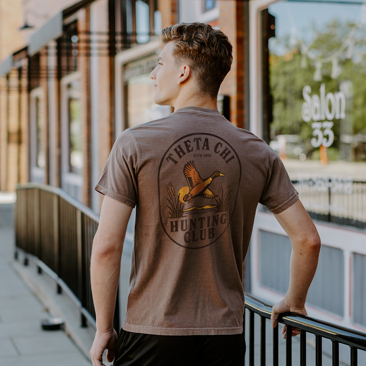 New! Theta Chi Hunting Club Short Sleeve Tee