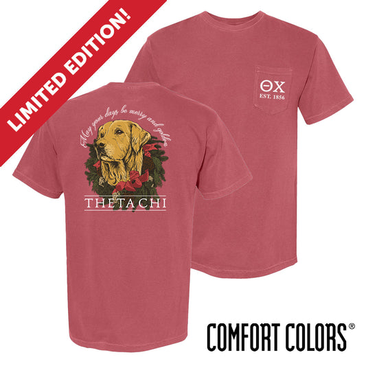 Theta Chi Merry Retriever Short Sleeve Tee