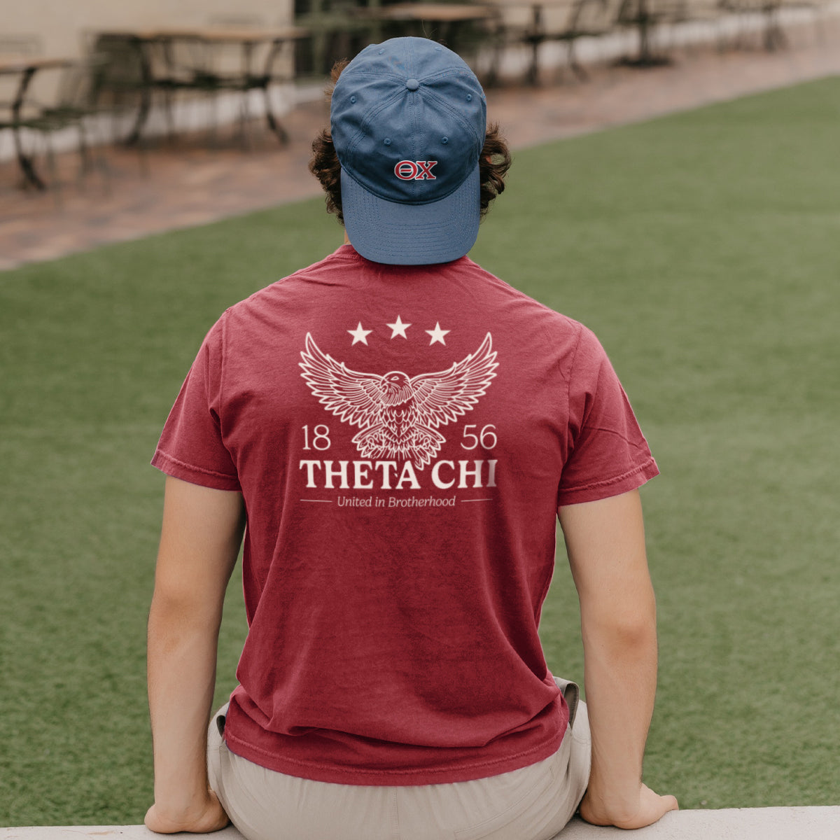 Theta Chi Patriotic Eagle Short Sleeve Tee