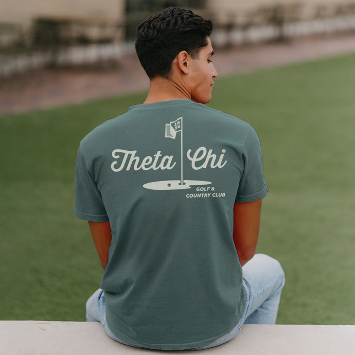 Theta Chi Par For The Course Short Sleeve Tee