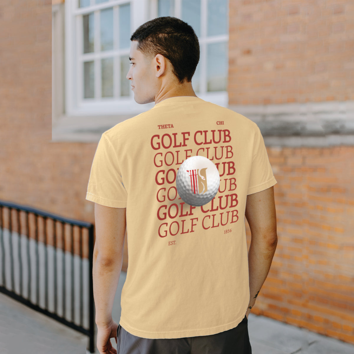 New! Theta Chi Swing Easy Short Sleeve Tee