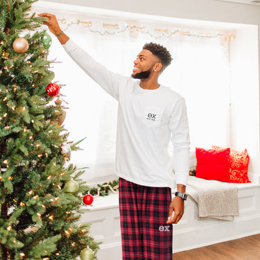 Theta Chi Red Plaid Flannel Pants