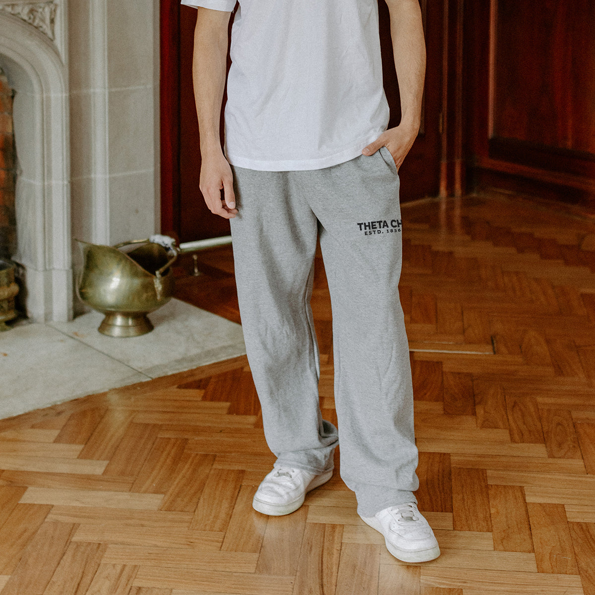Theta Chi  gray fraternity Heritage Lounge Sweatpants