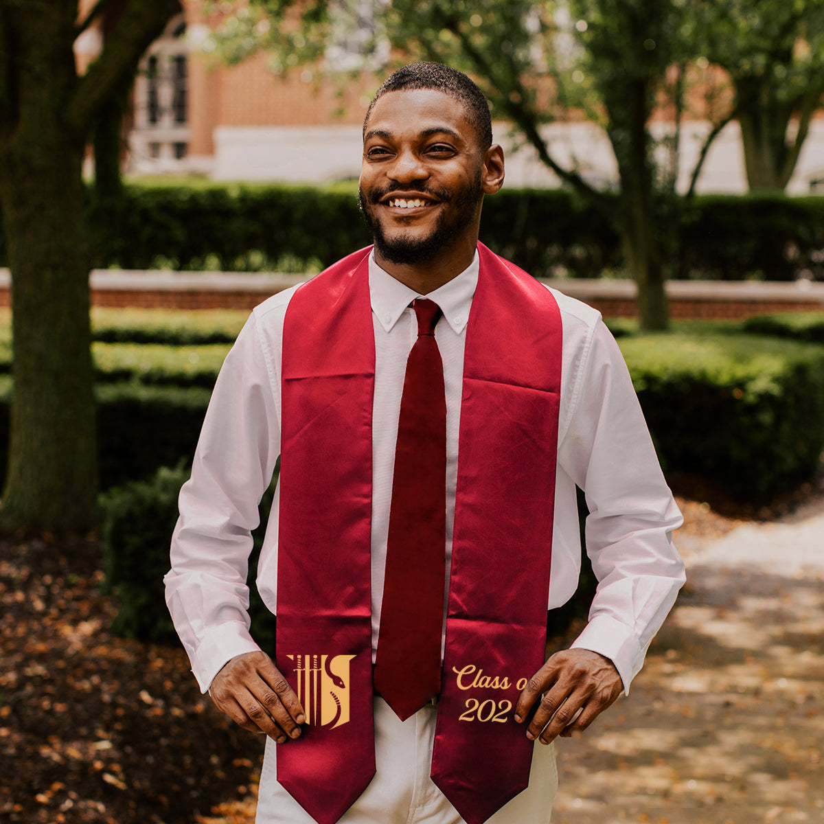 Theta Chi Embroidered Crest Graduation Stole