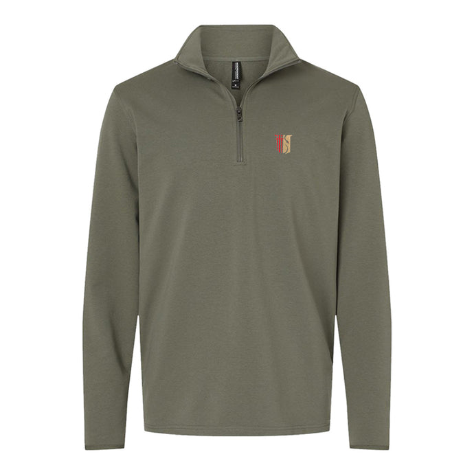 New! Theta Chi Embroidered Symbol Quarter Zip Theta Chi