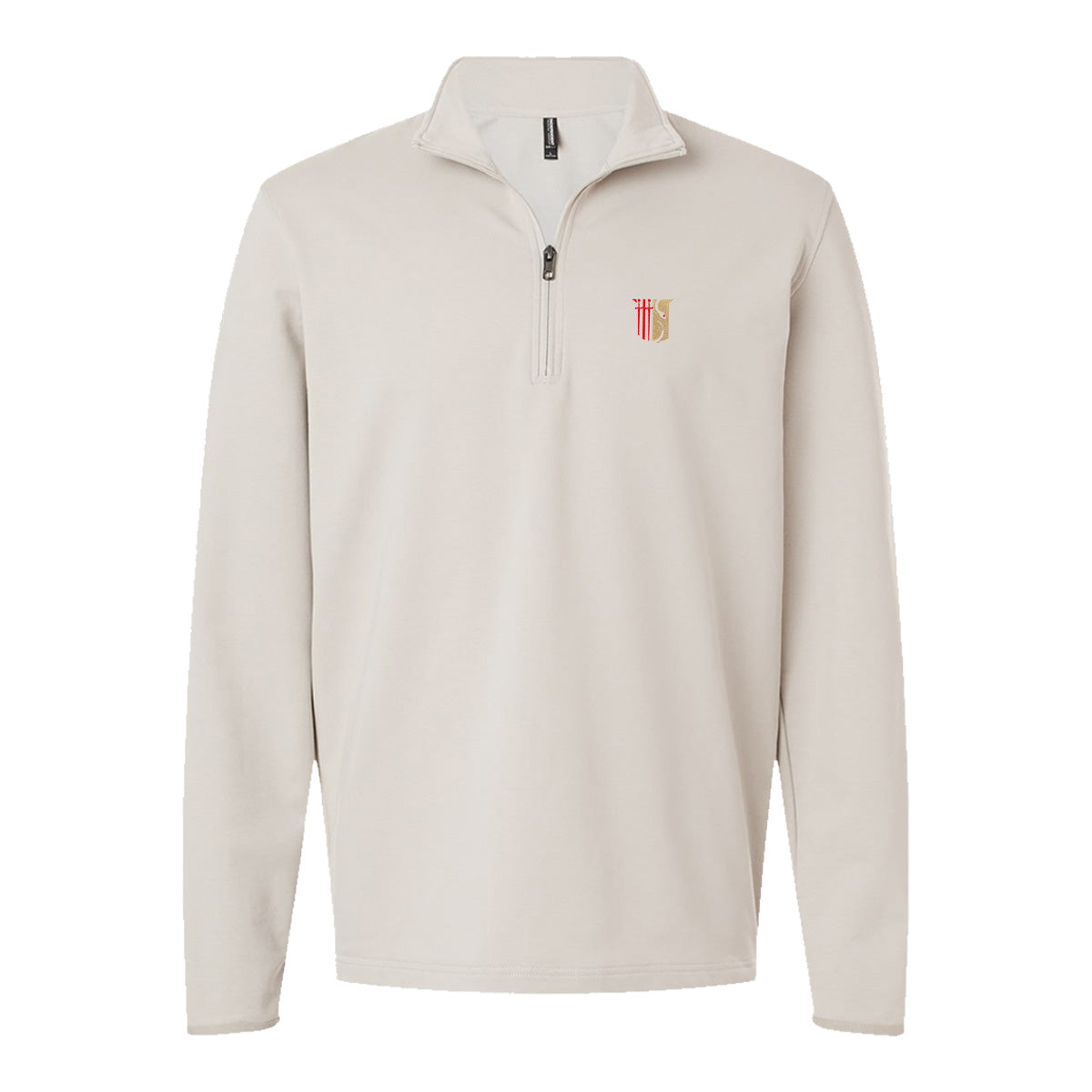 New! Theta Chi Embroidered Symbol Quarter Zip