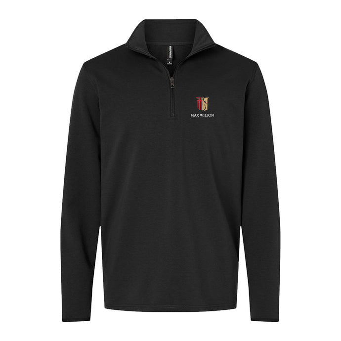 New! Theta Chi Embroidered Symbol Quarter Zip Theta Chi