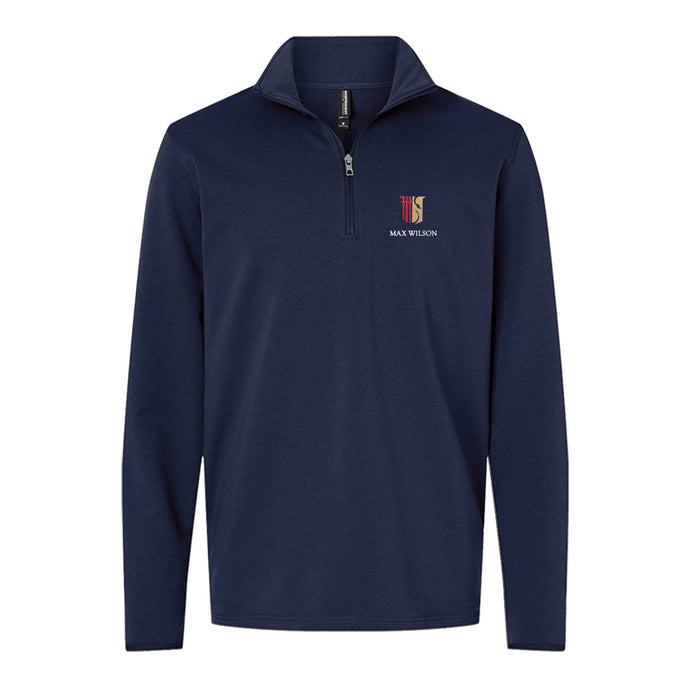 New! Theta Chi Embroidered Symbol Quarter Zip Theta Chi