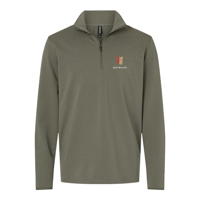 New! Theta Chi Embroidered Symbol Quarter Zip Theta Chi
