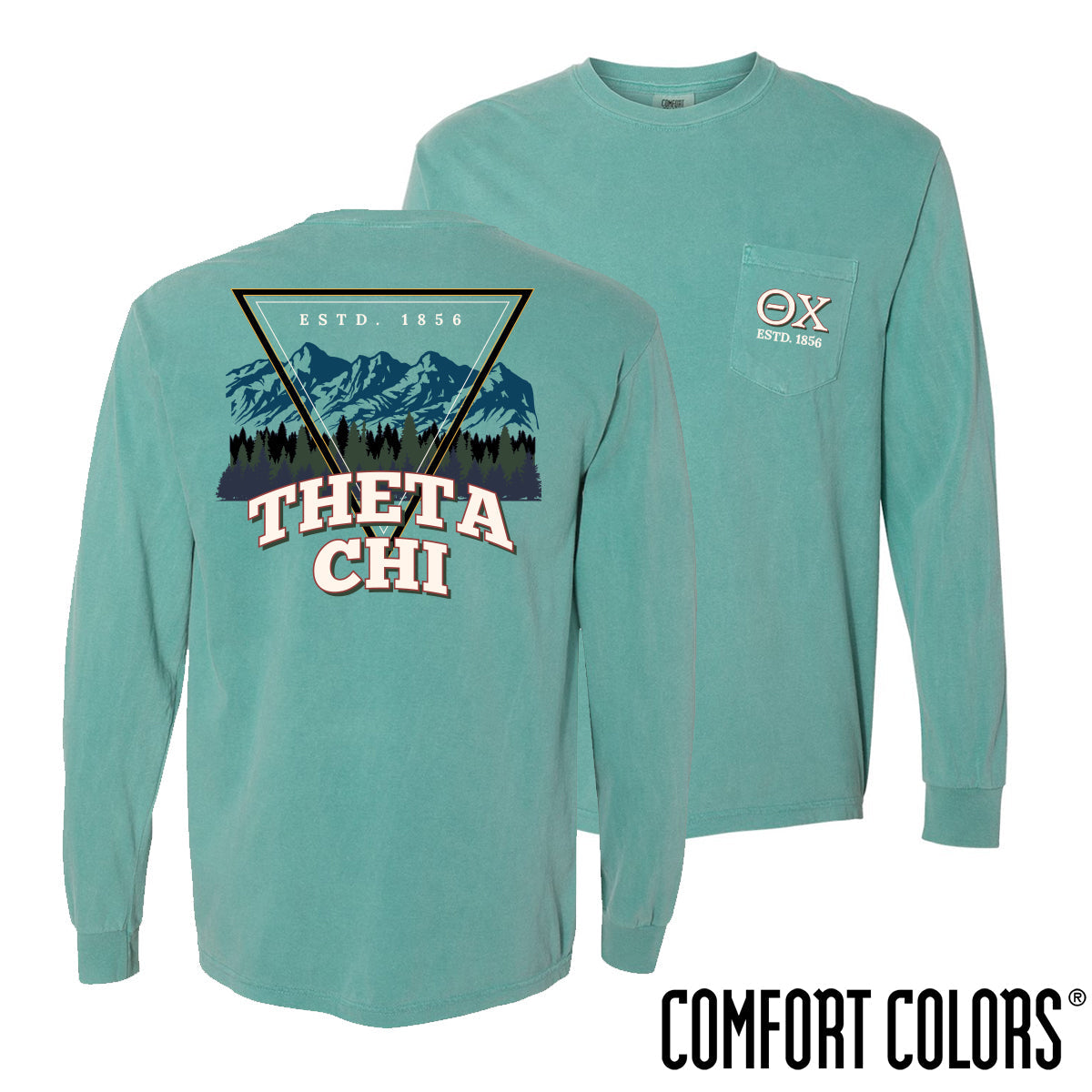 Theta Chi Mountain Peak Long Sleeve Tee