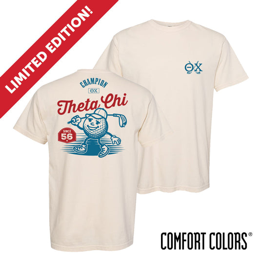 New! Theta Chi Classic Swing Short Sleeve Tee